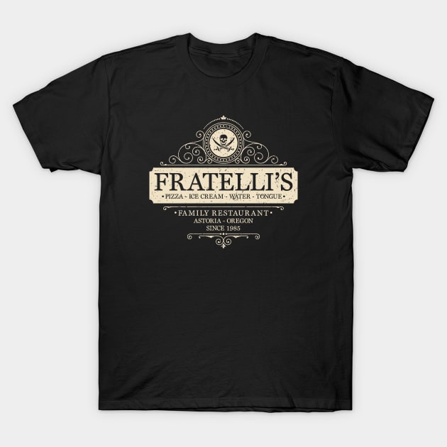 Fratelli's Family Restaurant - The Goonies T-Shirt by idjie